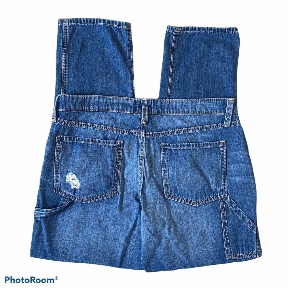 GAP (Fall 2017) Carpenter Jean Distressed High Rise Women 28R - Picture 4 of 11
